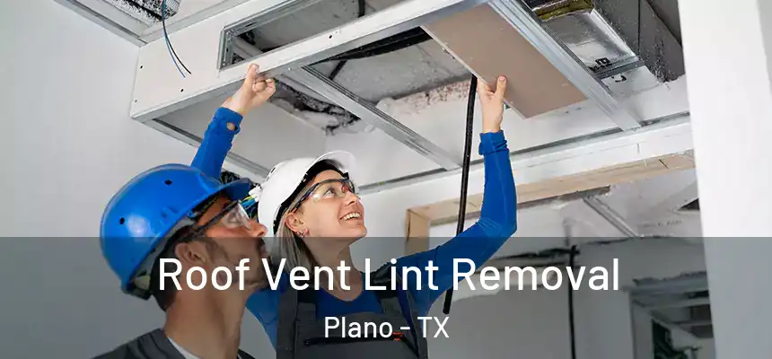 Roof Vent Lint Removal Plano - TX
